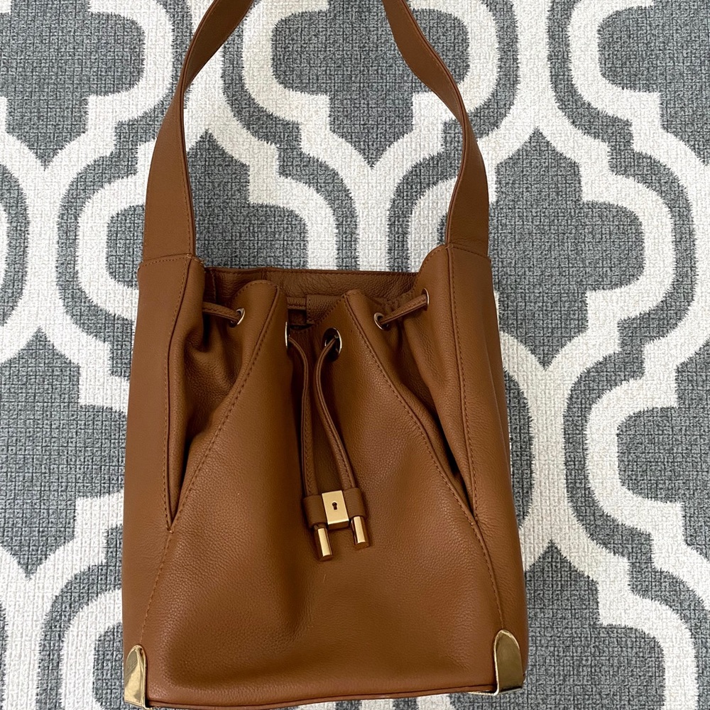 Vince Camuto Bag| Bucket Bag | Color: Tan